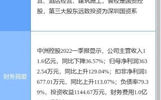 深圳中洲集团总经理是谁？地产板块股票都有哪些？ 